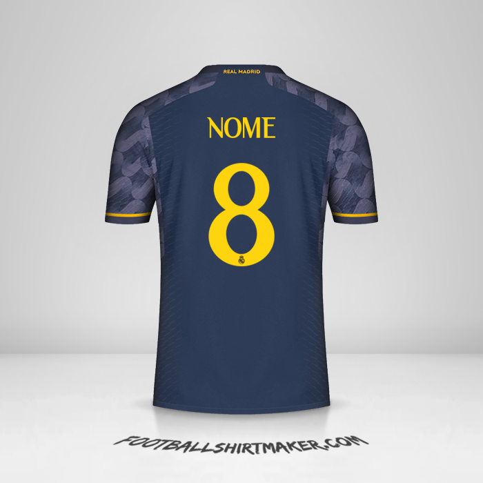 Maglia Real Madrid CF Cup 2023/2024 Seconda -  nome - 8