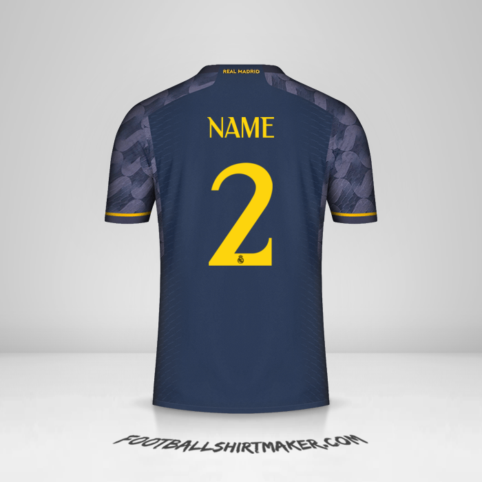 Trikot Real Madrid CF Cup 2023/2024 Auswärts -  name - 2