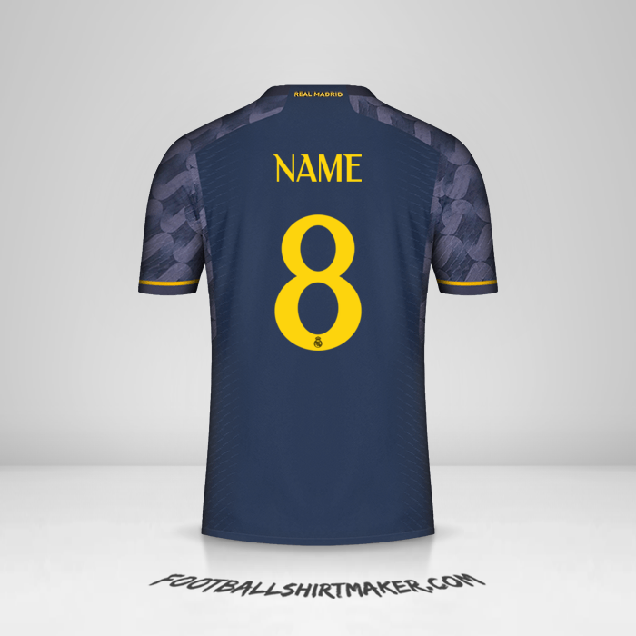 Trikot Real Madrid CF Cup 2023/2024 Auswärts -  name - 8