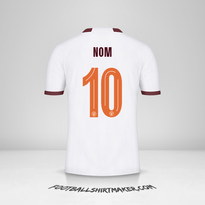 Maillot Manchester City Cup 2023/2024 Extérieur -  nom - 10