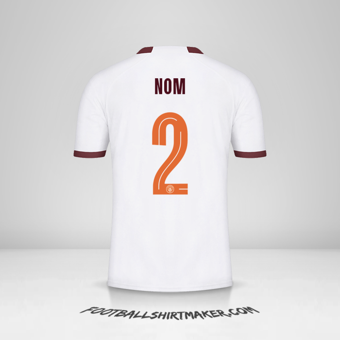 Maillot Manchester City Cup 2023/2024 Extérieur -  nom - 2