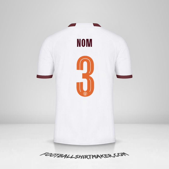 Maillot Manchester City Cup 2023/2024 Extérieur -  nom - 3