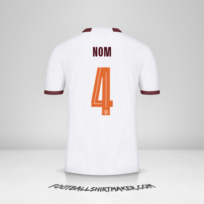 Maillot Manchester City Cup 2023/2024 Extérieur -  nom - 4