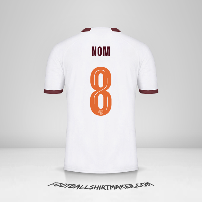 Maillot Manchester City Cup 2023/2024 Extérieur -  nom - 8