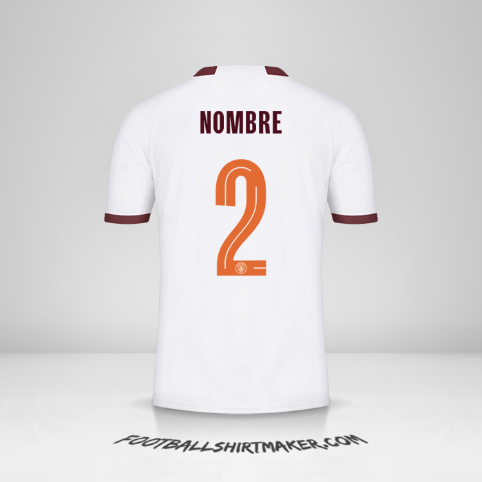 Camiseta Manchester City Cup 2023/2024 Visita -  nombre - 2