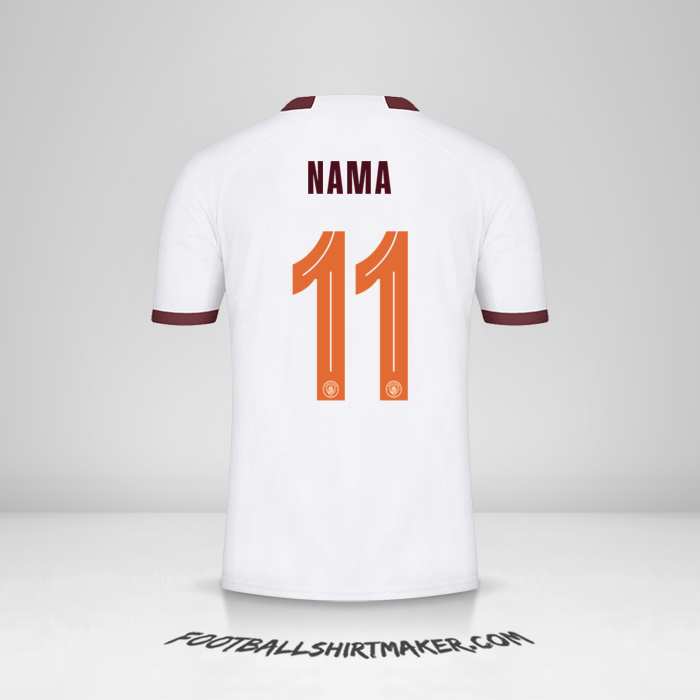Jersey Manchester City Cup 2023/2024 Alternatif -  nama - 11