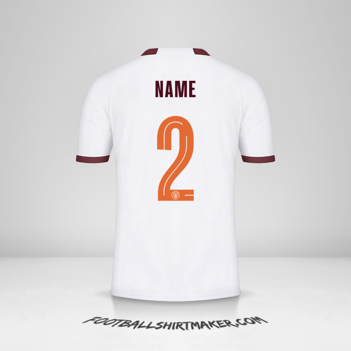 Jersey Manchester City Cup 2023/2024 Away -  name - 2