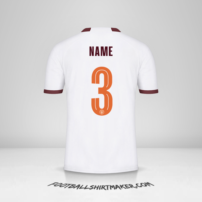 Trikot Manchester City Cup 2023/2024 Auswärts -  name - 3