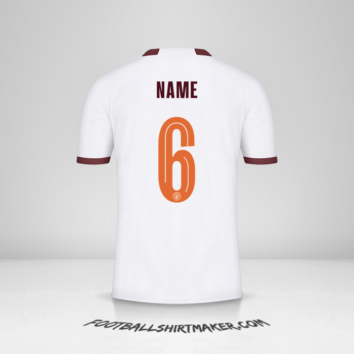 Trikot Manchester City Cup 2023/2024 Auswärts -  name - 6