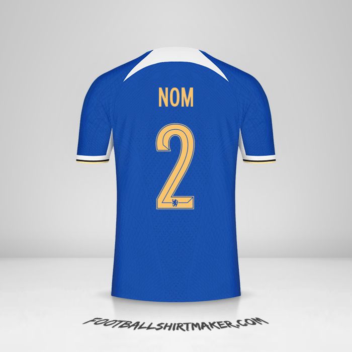 Maillot Chelsea Cup 2023/2024 -  nom - 2