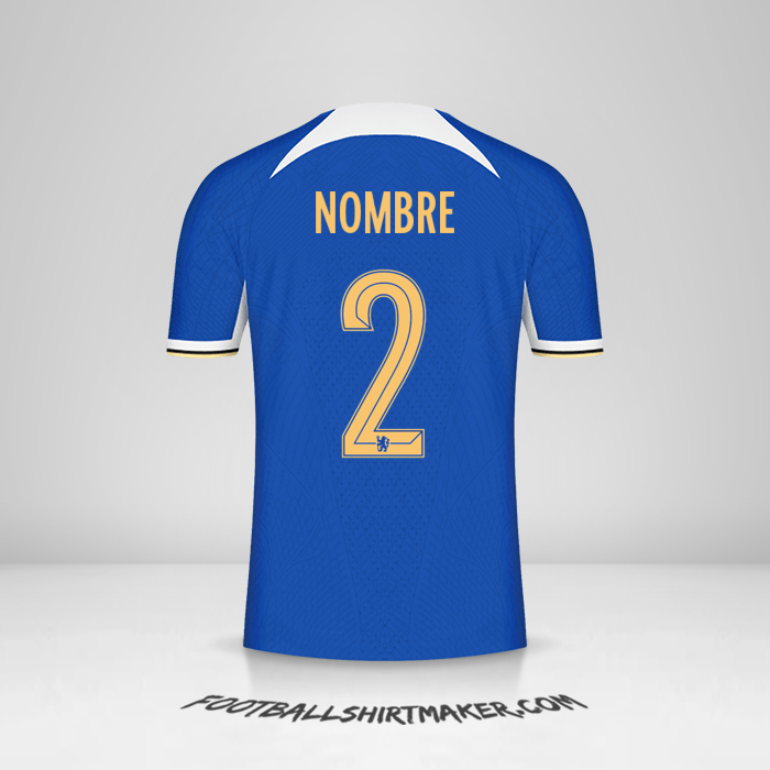 Jersey Chelsea Cup 2023/2024 -  nombre - 2