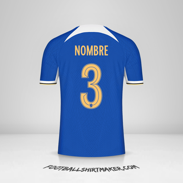 Camiseta Chelsea Cup 2023/2024 -  nombre - 3