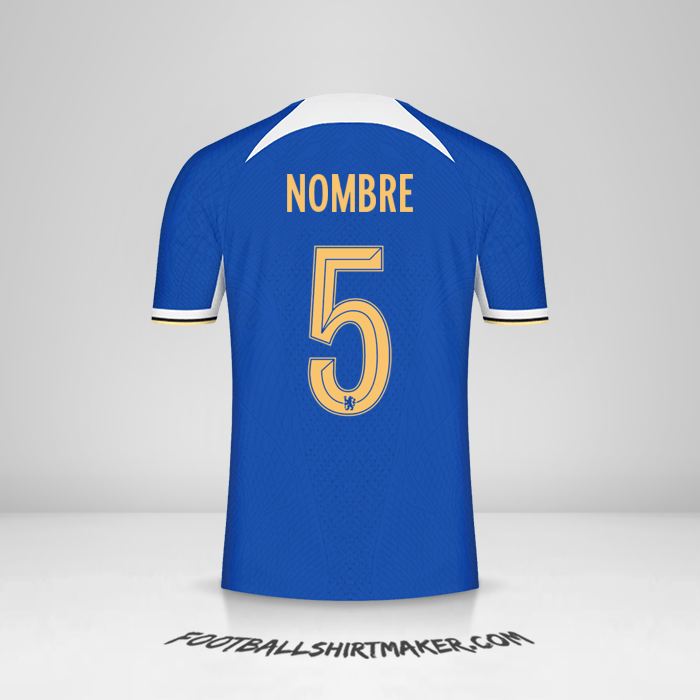 Camiseta Chelsea Cup 2023/2024 -  nombre - 5