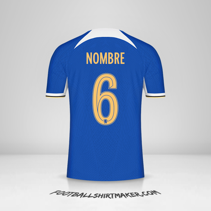 Camiseta Chelsea Cup 2023/2024 -  nombre - 6