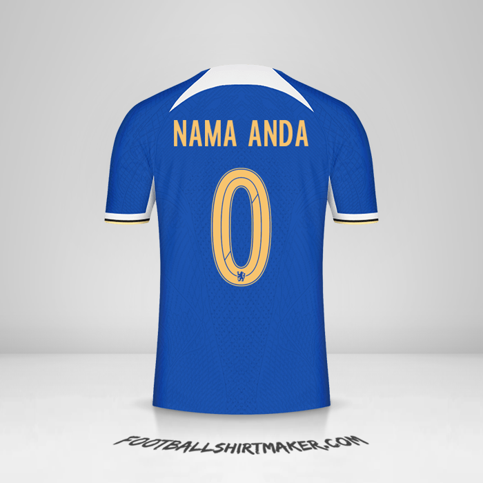 Jersey Chelsea Cup 2023/2024 -  nama anda - 0