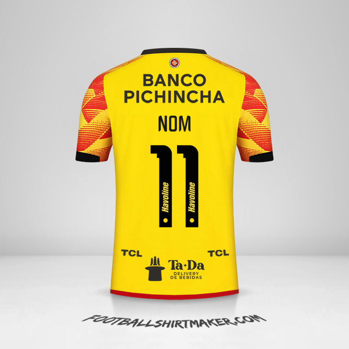 Maillot Barcelona SC 2024 -  nom - 11