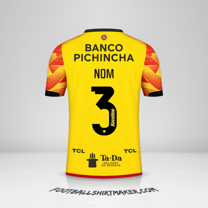 Maillot Barcelona SC 2024 -  nom - 3