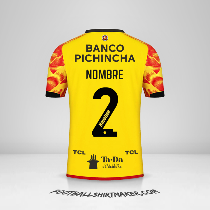 Jersey Barcelona SC 2024 -  nombre - 2