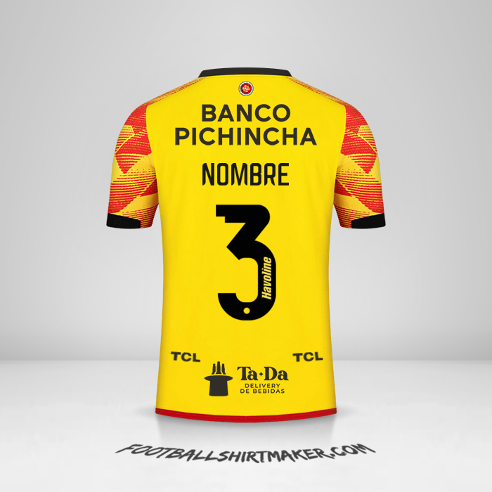 Camiseta Barcelona SC 2024 -  nombre - 3