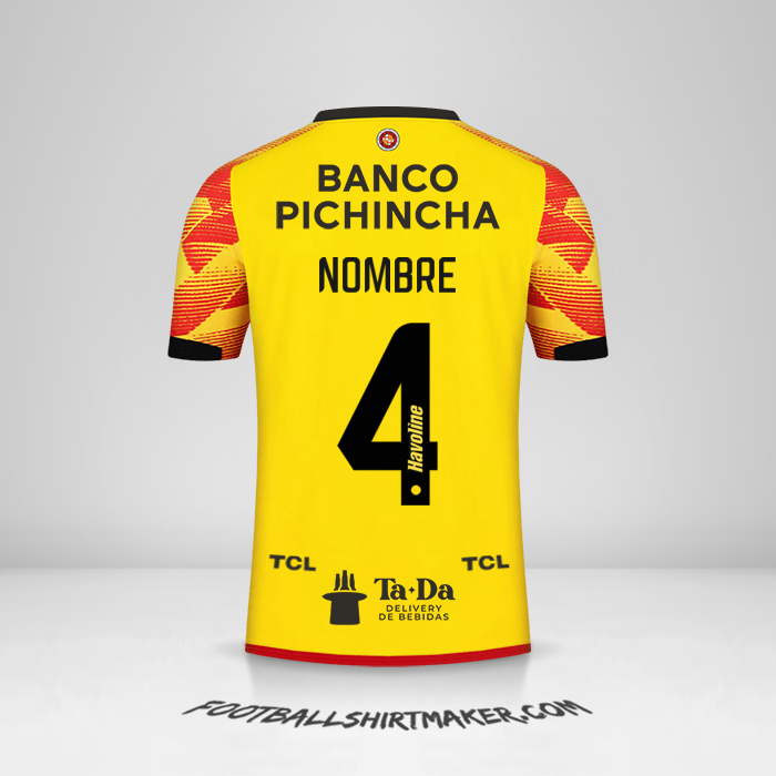 Camiseta Barcelona SC 2024 -  nombre - 4