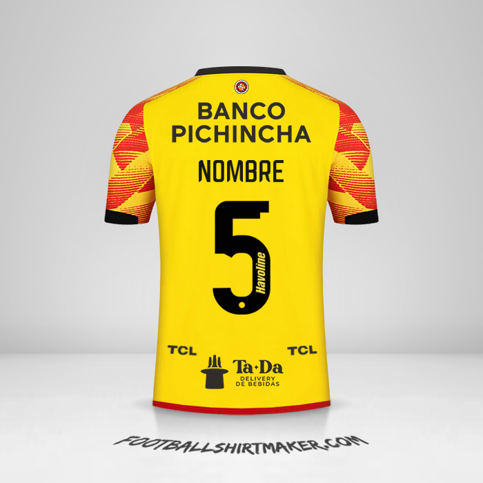 Jersey Barcelona SC 2024 -  nombre - 5