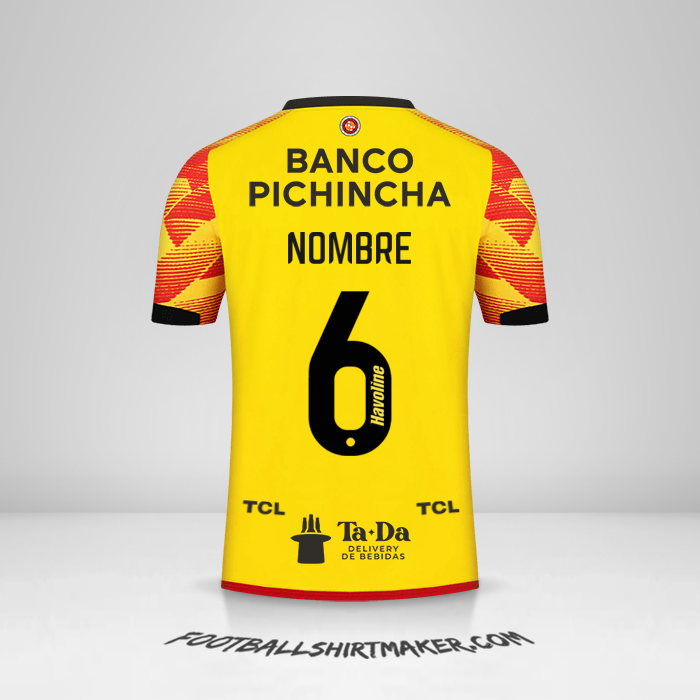 Camiseta Barcelona SC 2024 -  nombre - 6