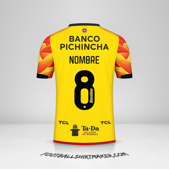 Jersey Barcelona SC 2024 -  nombre - 8