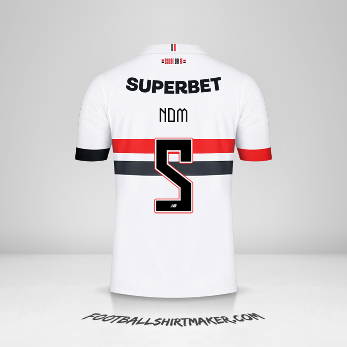 Maillot Sao Paulo FC 2024 -  nom - 5