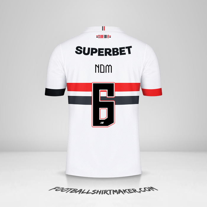 Maillot Sao Paulo FC 2024 -  nom - 6