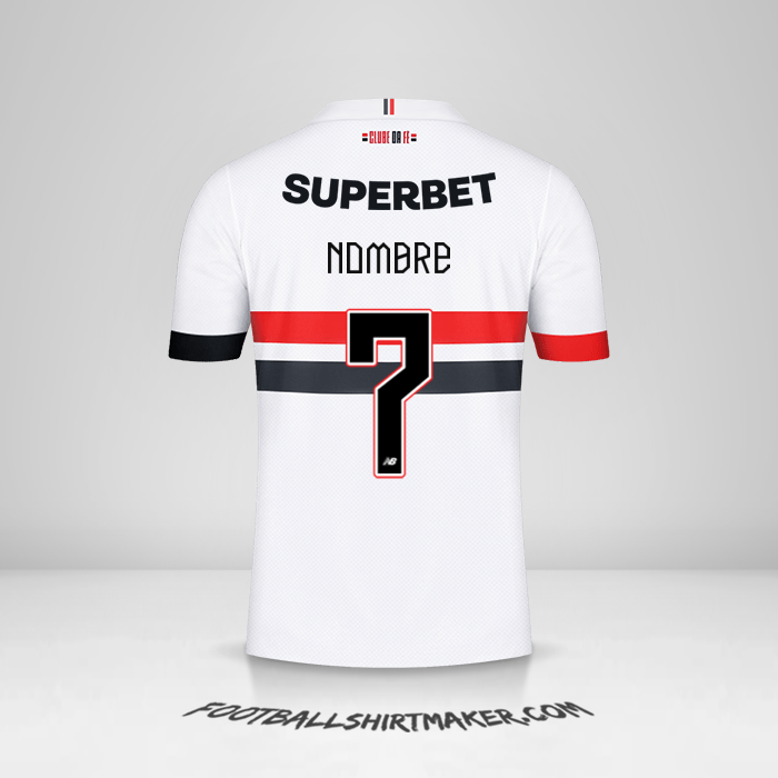 Jersey Sao Paulo FC 2024 -  nombre - 7