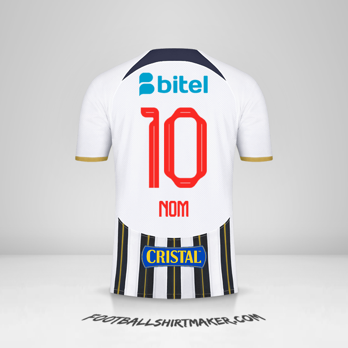 Maillot Club Alianza Lima 2024 -  nom - 10