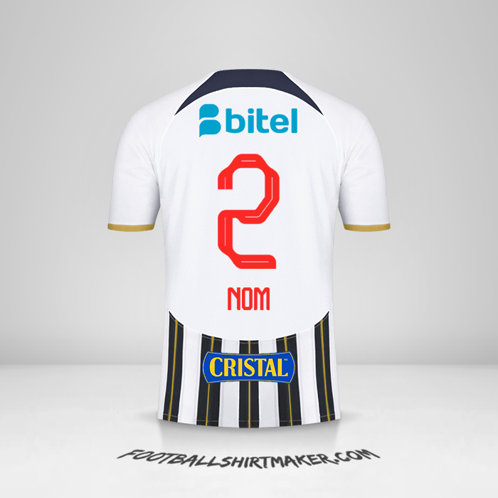 Maillot Club Alianza Lima 2024 -  nom - 2
