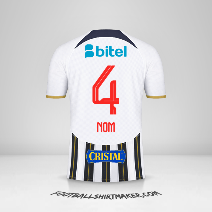 Maillot Club Alianza Lima 2024 -  nom - 4