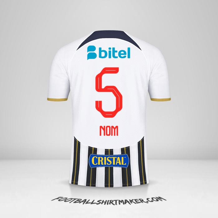 Maillot Club Alianza Lima 2024 -  nom - 5