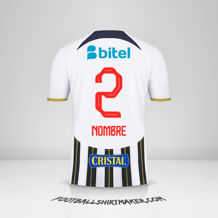 Camiseta Club Alianza Lima 2024 -  nombre - 2