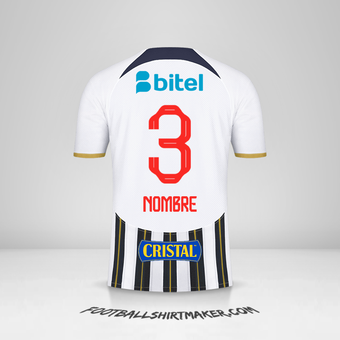 Camiseta Club Alianza Lima 2024 -  nombre - 3