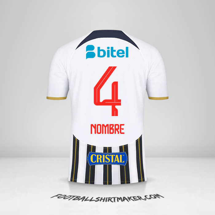Camiseta Club Alianza Lima 2024 -  nombre - 4