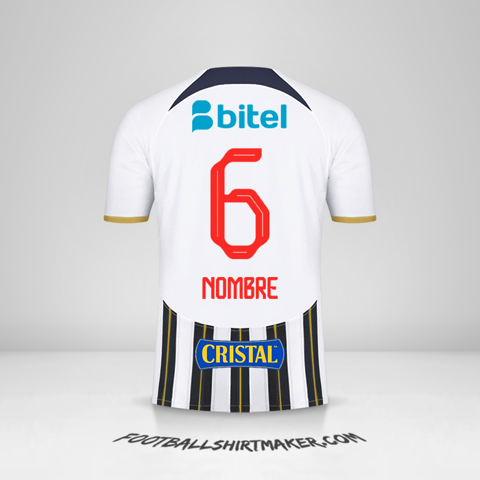 Camiseta Club Alianza Lima 2024 -  nombre - 6