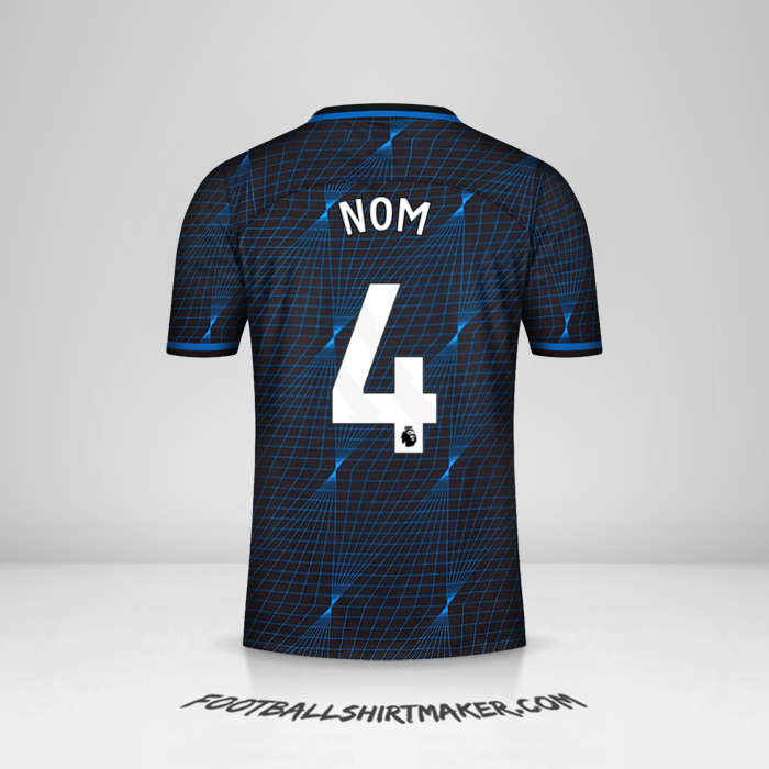 Maillot Chelsea 2023/2024 Extérieur -  nom - 4