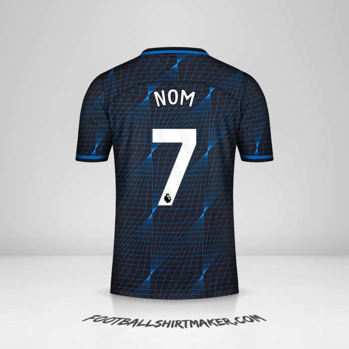 Maillot Chelsea 2023/2024 Extérieur -  nom - 7