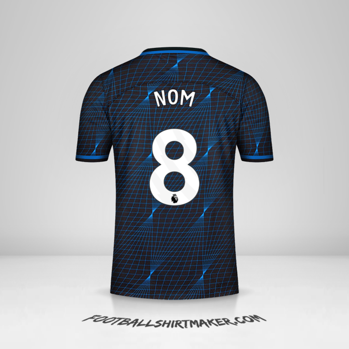 Maillot Chelsea 2023/2024 Extérieur -  nom - 8
