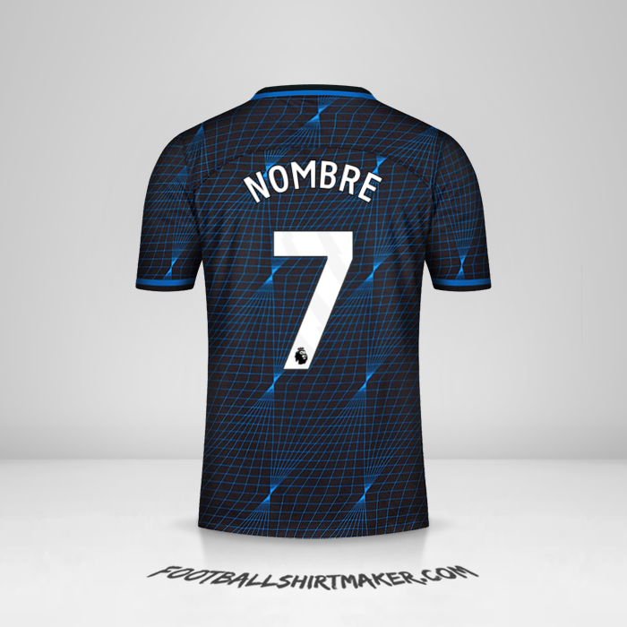 Jersey Chelsea 2023/2024 Visita -  nombre - 7