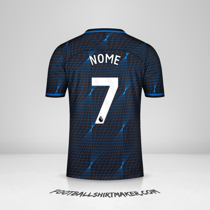 Maglia Chelsea 2023/2024 Seconda -  nome - 7