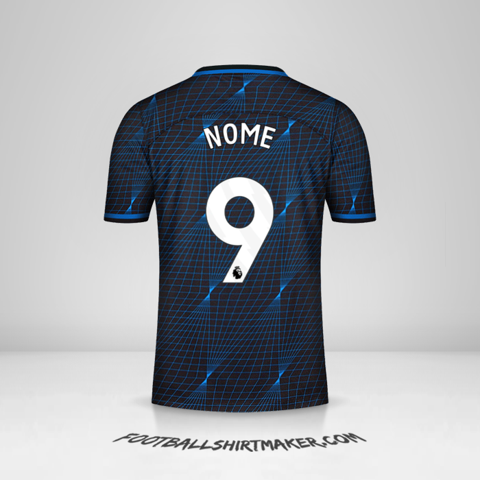 Maglia Chelsea 2023/2024 Seconda -  nome - 9