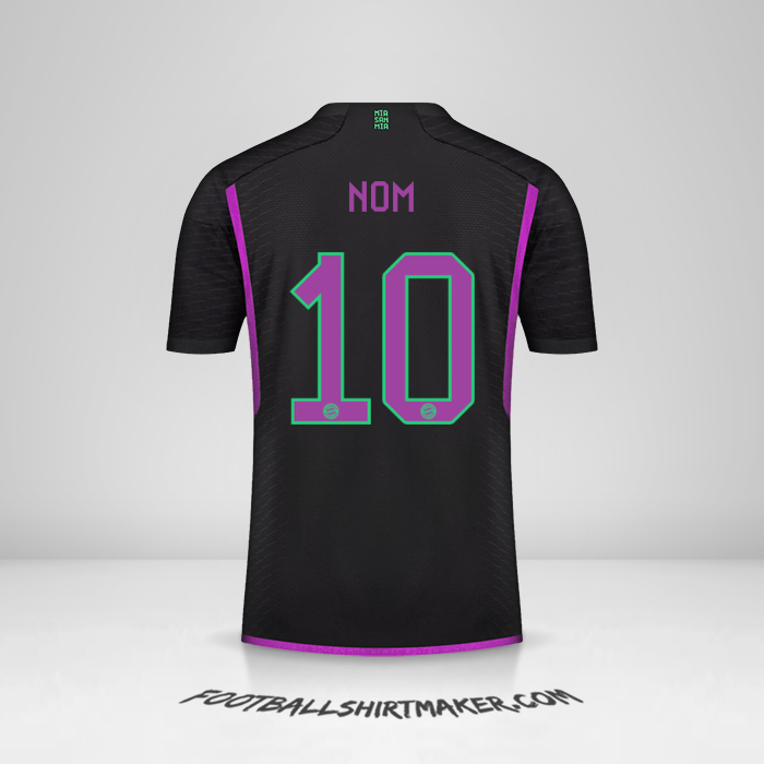 Maillot FC Bayern Munchen Cup 2023/2024 Extérieur -  nom - 10