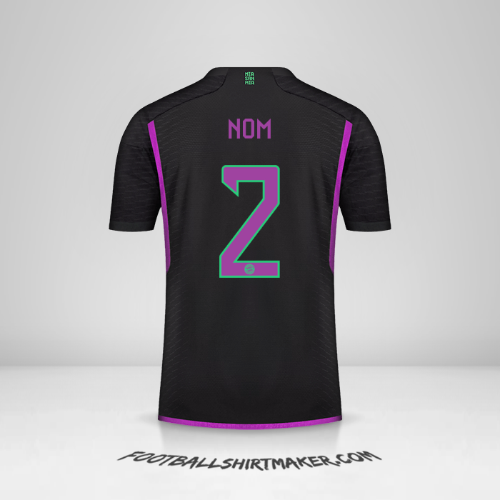 Maillot FC Bayern Munchen Cup 2023/2024 Extérieur -  nom - 2