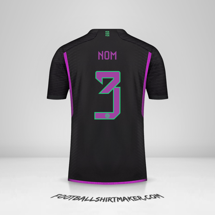 Maillot FC Bayern Munchen Cup 2023/2024 Extérieur -  nom - 3