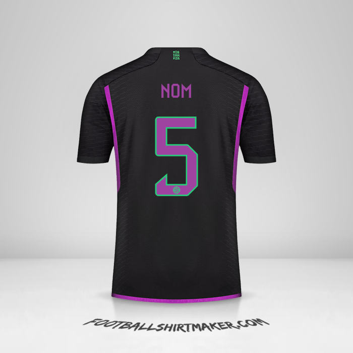 Maillot FC Bayern Munchen Cup 2023/2024 Extérieur -  nom - 5