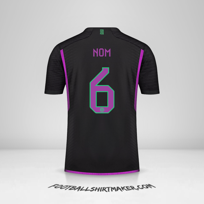 Maillot FC Bayern Munchen Cup 2023/2024 Extérieur -  nom - 6
