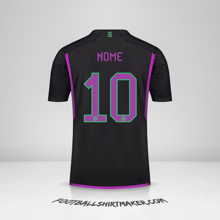 Maglia FC Bayern Munchen Cup 2023/2024 Seconda -  nome - 10